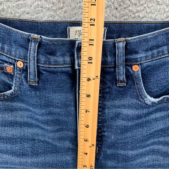 Madewell Women's Slim Demi-Boot Cropped Jeans in Sundale Wash  -  Size: 28 - Picture 9 of 16